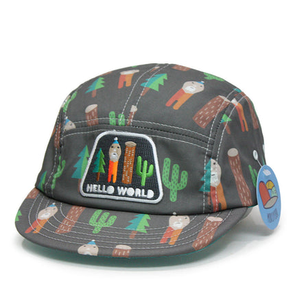 Hello World Vintage Style Brim Camper