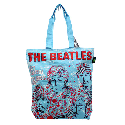The Beatles Cotton Tote Bag with Zip Top Lady Madonna