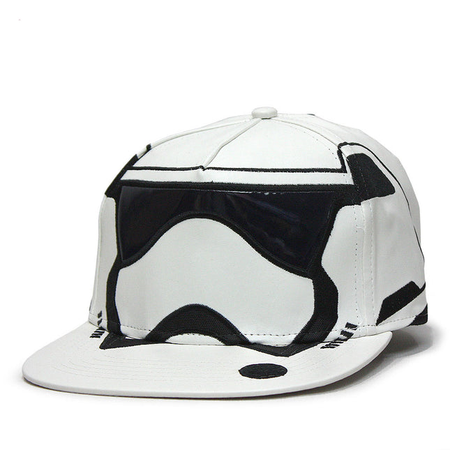 Star Wars Episode 7 Trooper Big Face Flat Brim Snapback Baseball Cap