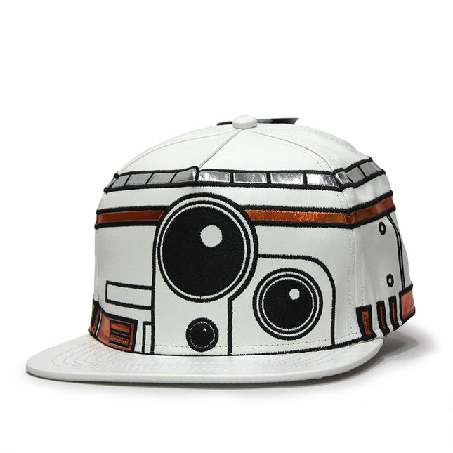 Star Wars Episode 7 BB8 Big Face Flat Brim Snapback Baseball Cap