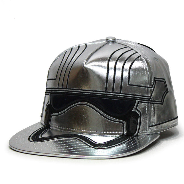 Star Wars Episode 7 Captain Phasma Bigface Flat Brim Snapback Baseball Cap