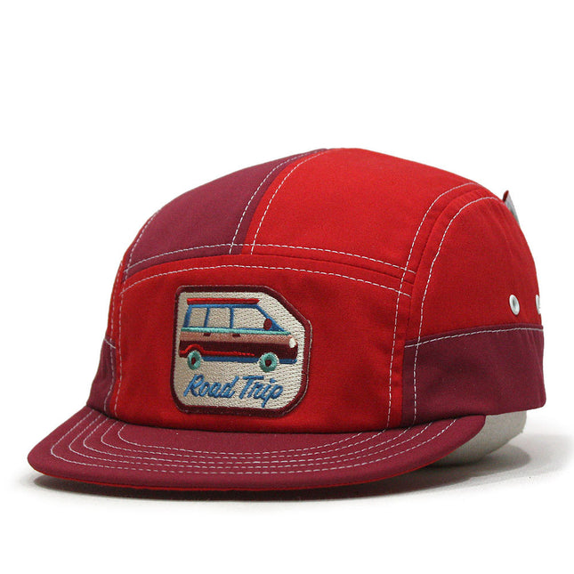 Van Red Vintage Style Brim Camper