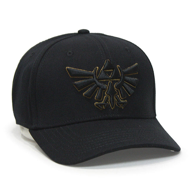 Nintendo Game Zelda Logo Black Flex Baseball Cap