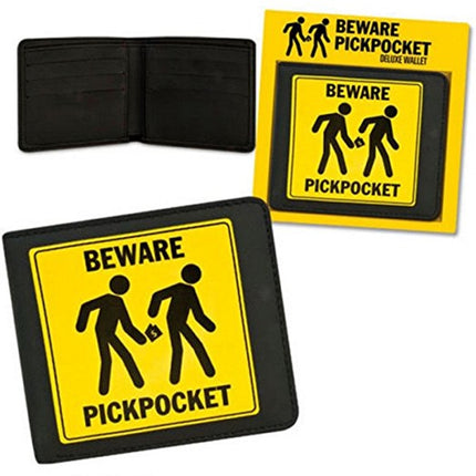 BEWARE PICKPOCKET Deluxe Wallet