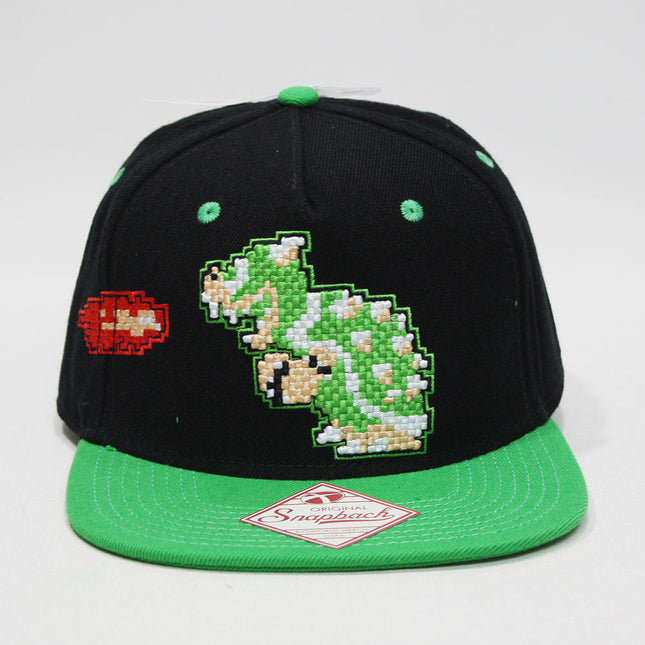 Nintendo Super Mario Bowser Flat Brim Snapback Baseball Cap