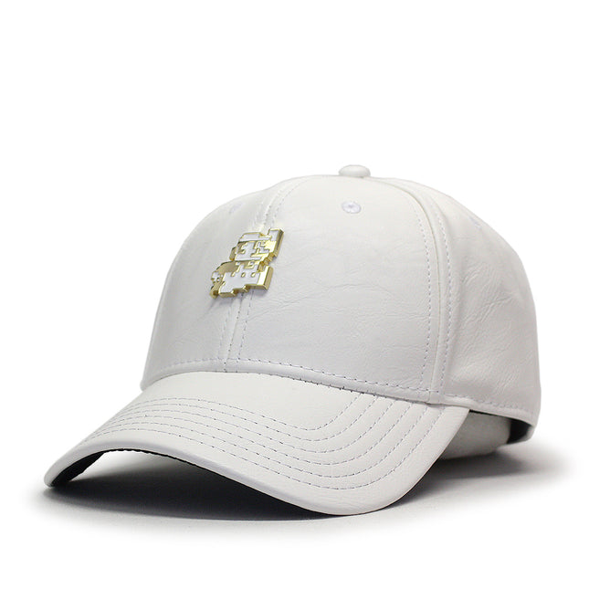 Nintendo Super Mario Jumping Icon Metal PU Leather Adjustable Baseball Dad Hat