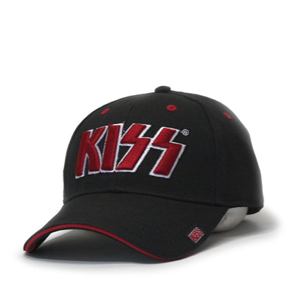 KISS Band Classic Red on White Adjustable Baseball Cap