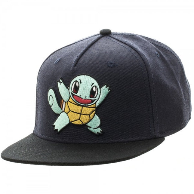Pokemon Squirtle Color Block Snapback Baseball Cap