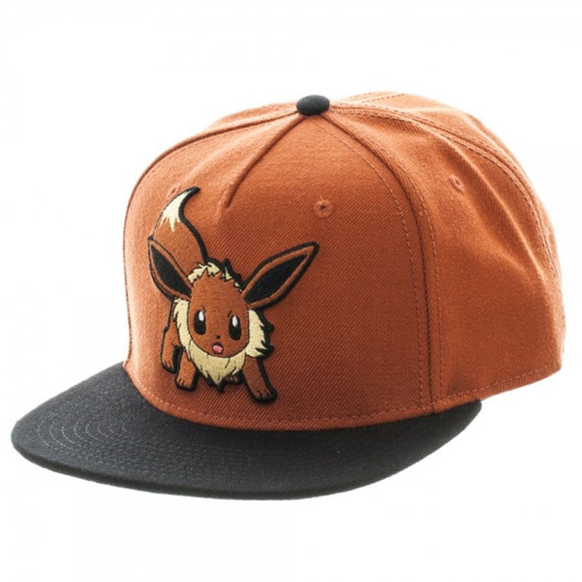 Pokemon Eevee Color Block Snapback Baseball Cap