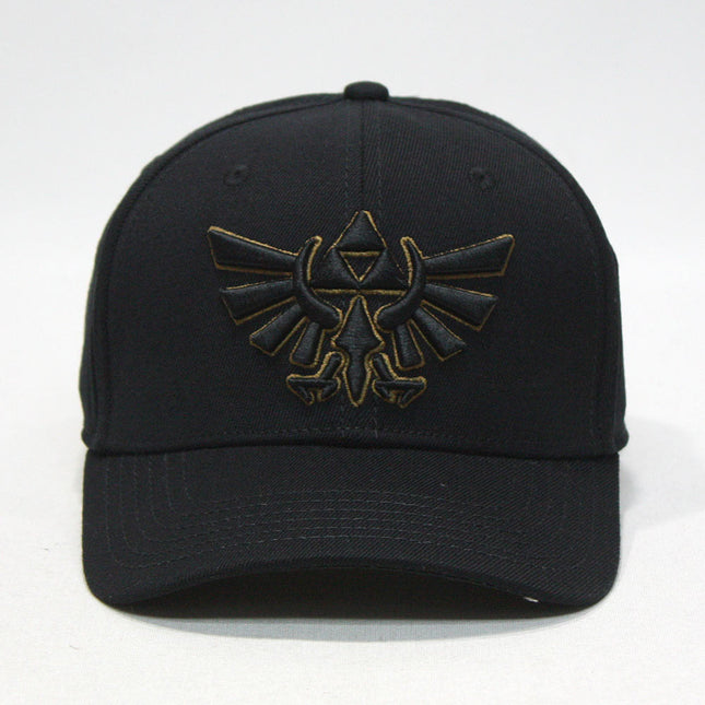 Nintendo Game Zelda Logo Black Flex Baseball Cap