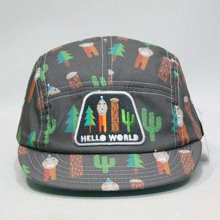 Hello World Vintage Style Brim Camper