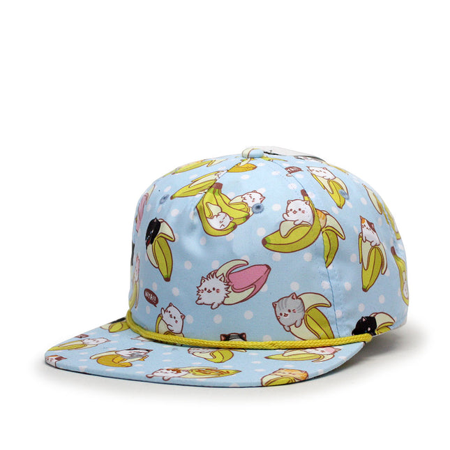 Bananya Allover Sublimation Snapback Baseball Cap
