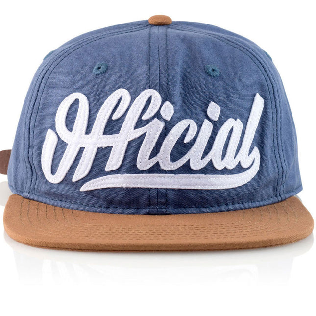 Skate Logo Waxed Canvas Adjustable Strap Back Baseball Cap