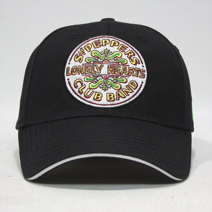 The Beatles Classic Sgt. Pepper Black Adjustable Baseball Cap