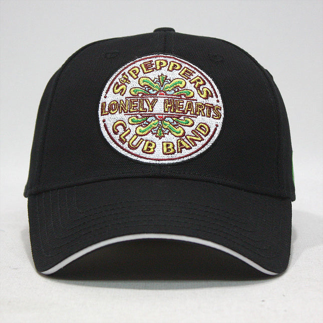 The Beatles Classic Sgt. Pepper Black Adjustable Baseball Cap
