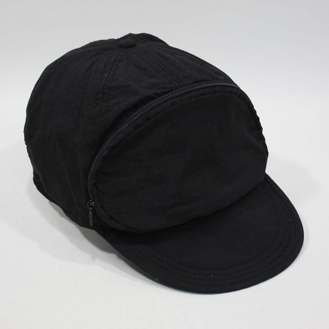 Cap Sac Adjustable Cap with Pocket Black