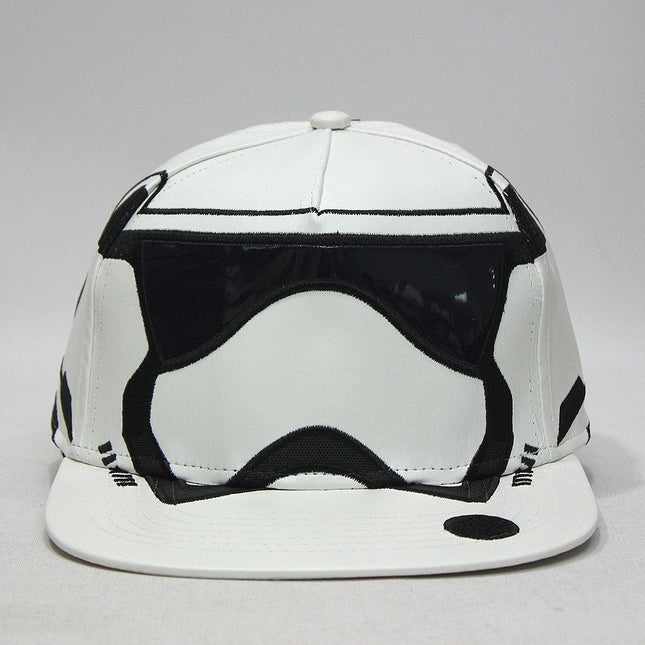 Star Wars Episode 7 Trooper Big Face Flat Brim Snapback Baseball Cap