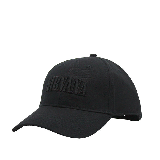 Nirvana Unisex 3D Hi-Build Text Logo Baseball Cap