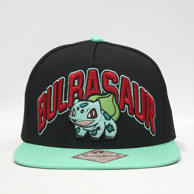 Pokemon Bulbasaur Adjustable Snapback Flat Bill Baseball Cap