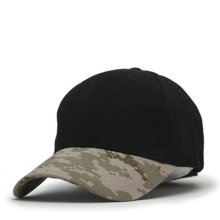 Two Tone Digital Camouflage Low Profile Adjustable Baseball Cap