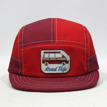 Van Red Vintage Style Brim Camper