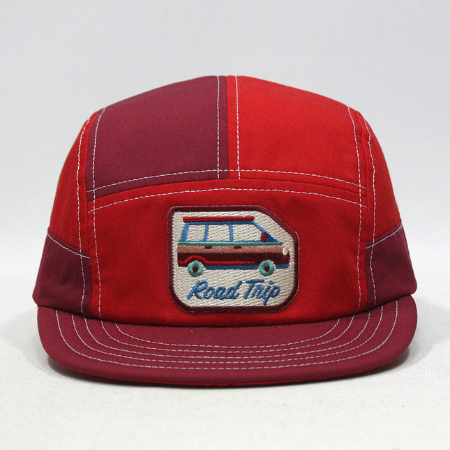 Van Red Vintage Style Brim Camper