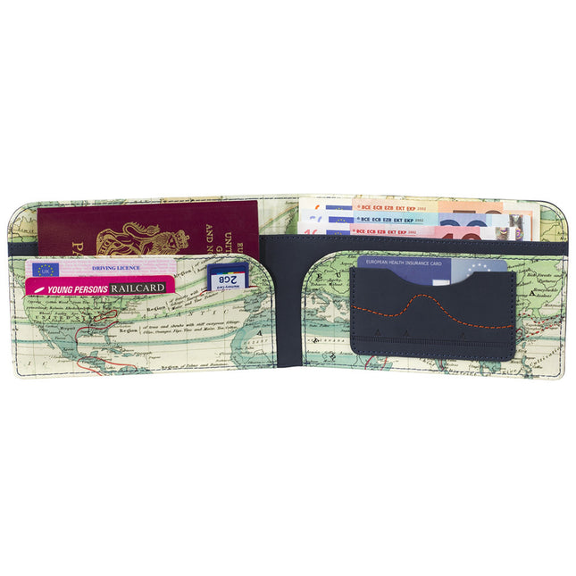 Cartography Travel Wallet