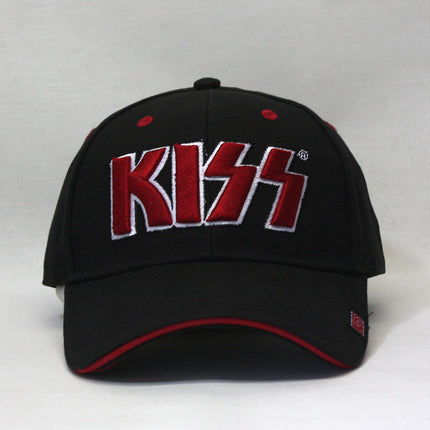 KISS Band Classic Red on White Adjustable Baseball Cap