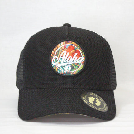 Hang Ten Aloha Hemp Strapback Trucker Baseball Cap