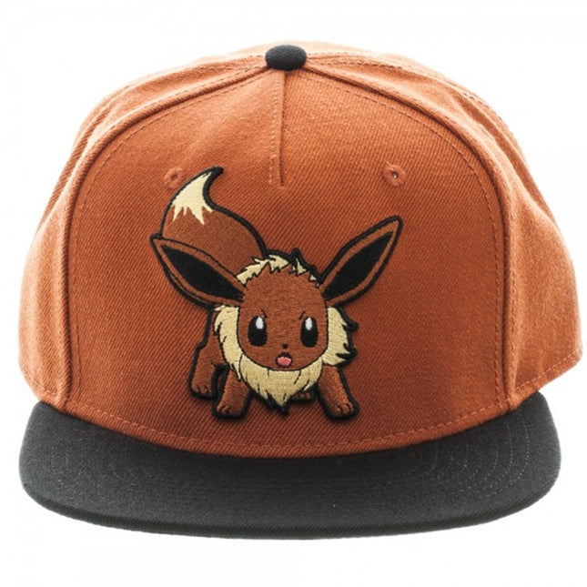 Pokemon Eevee Color Block Snapback Baseball Cap