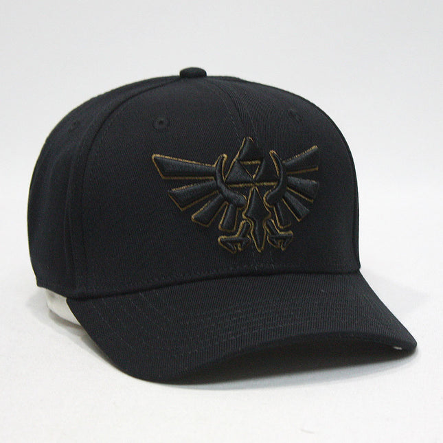 Nintendo Game Zelda Logo Black Flex Baseball Cap
