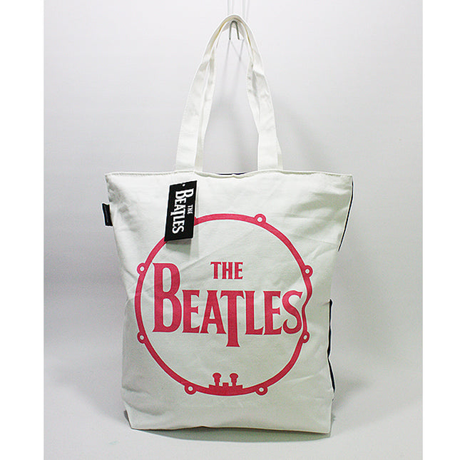 The Beatles Cotton Tote Bag with Zip Top Come Together