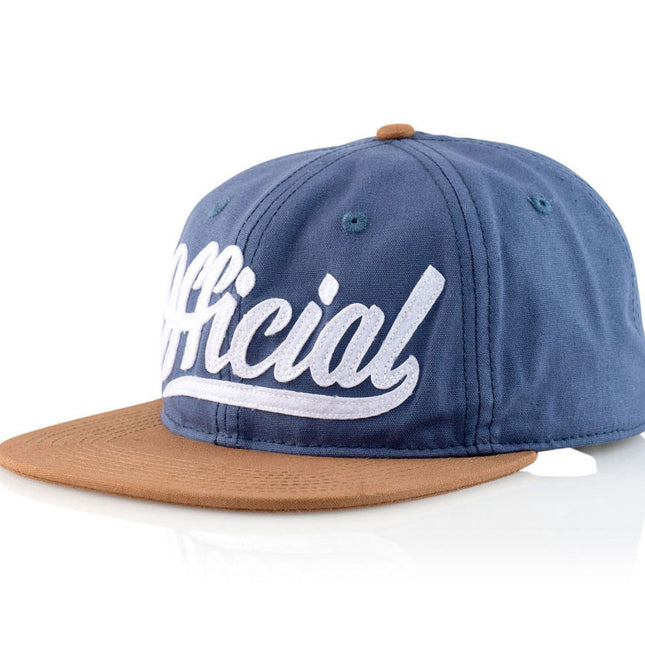 Skate Logo Waxed Canvas Adjustable Strap Back Baseball Cap