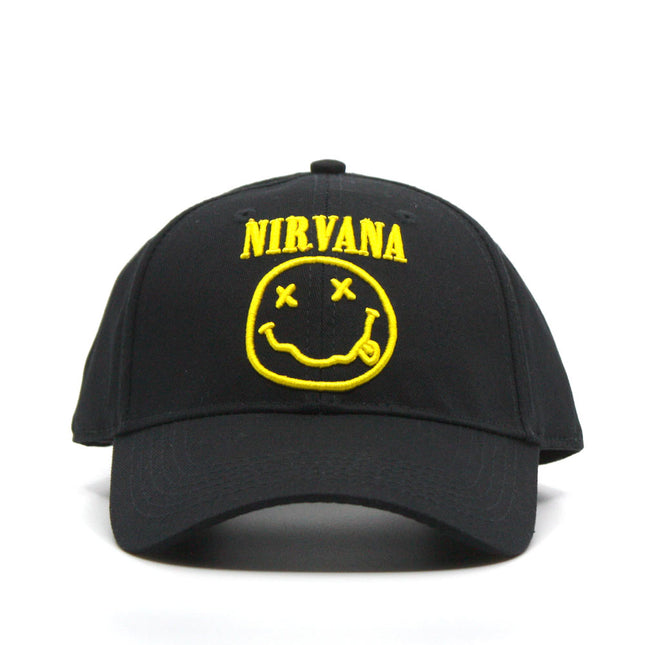 Nirvana Unisex Logo & Smiley Baseball Cap