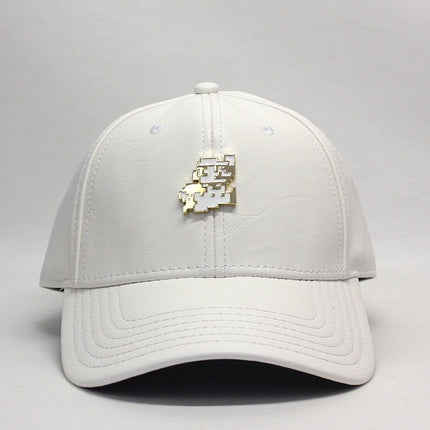 Nintendo Super Mario Jumping Icon Metal PU Leather Adjustable Baseball Dad Hat