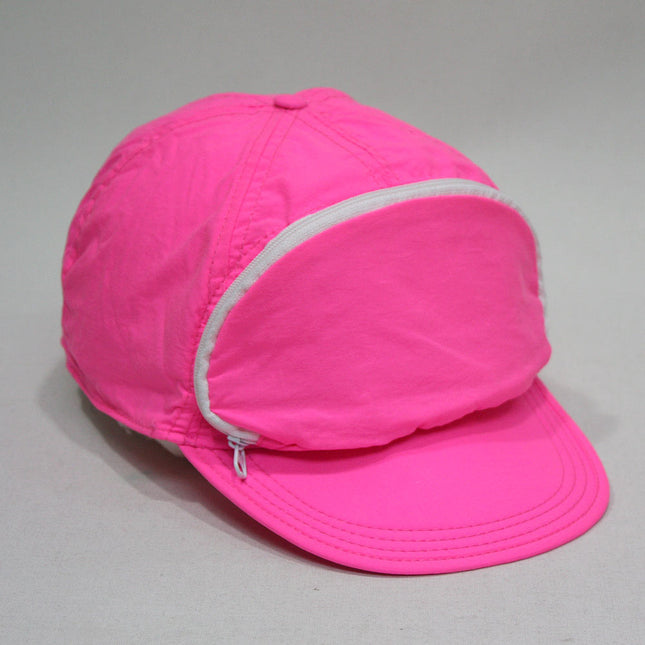 Cap Sac Adjustable Cap with Pocket - Neon Pink