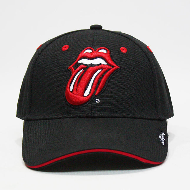 The Rolling Stones Classic Tongue Official Velcro Adjustable Baseball Cap