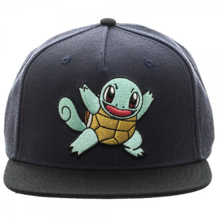 Pokemon Squirtle Color Block Snapback Baseball Cap