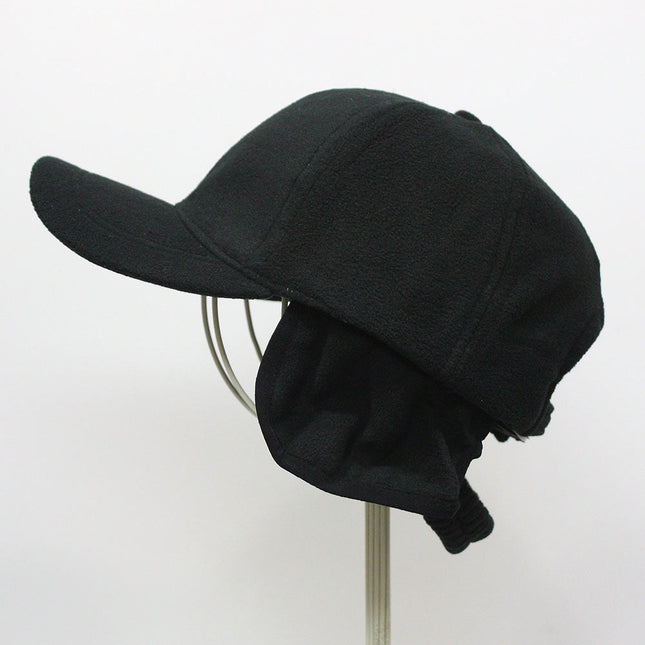 Fleece Low Profile Adjustable Baseball Cap w/ Earflaps