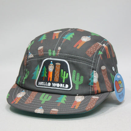 Hello World Vintage Style Brim Camper