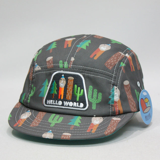 Hello World Vintage Style Brim Camper