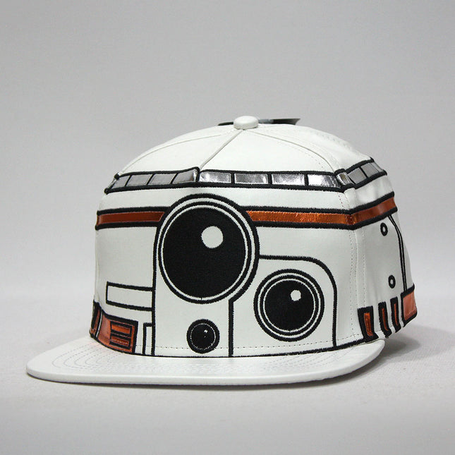 Star Wars Episode 7 BB8 Big Face Flat Brim Snapback Baseball Cap