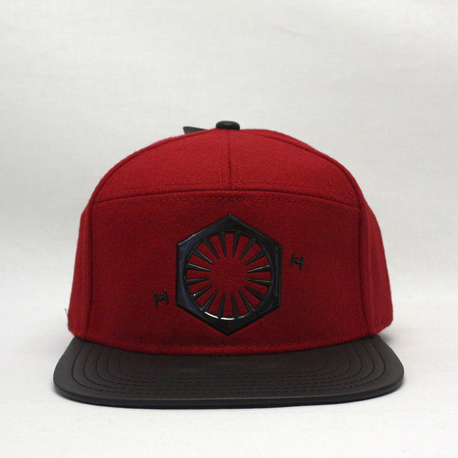 Salt Planet Metal Embroidered Felt 7 Panel Snapback Baseball Cap