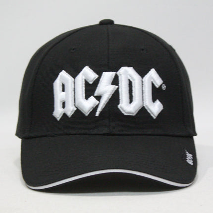 AC/DC Unisex White Hard Rock Adjustable Dad Hat Baseball Cap