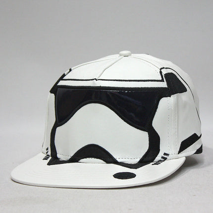 Star Wars Episode 7 Trooper Big Face Flat Brim Snapback Baseball Cap