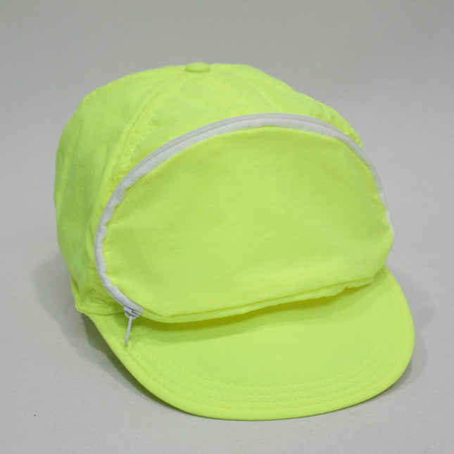 Cap Sac Adjustable Cap with Pocket - Neon Yellow
