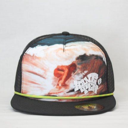 Hang Ten Surf Sublimated Snapback Trucker Baseball Cap