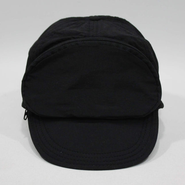 Cap Sac Adjustable Cap with Pocket Black