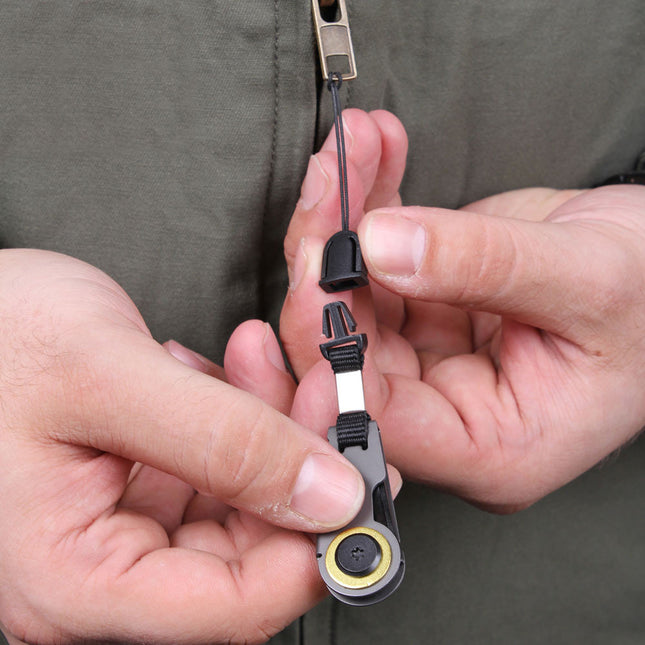 Tactical Zipper Pull Folding Utility Knife