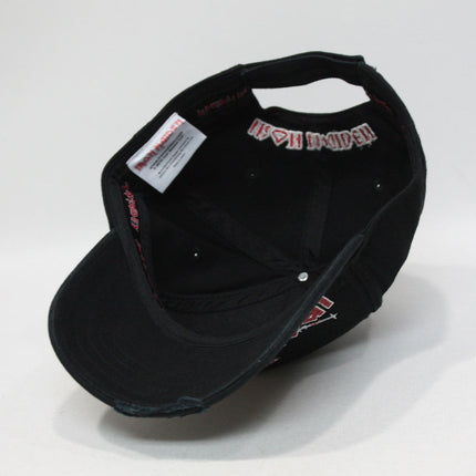 Iron Maiden The Trooper, Flight 666 Distressed Velcro Adjustable Baseball Cap